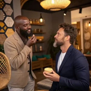 Baume de Karité à l'Huile de Ricin pour Barbe et Cheveux